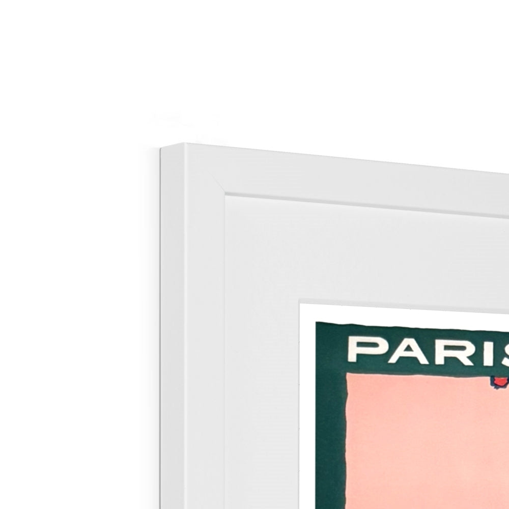 Vintage Travel Poster Print of Monte-Carlo, Monaco by Roger Broders. Open Edition Fine Art Print. Historic Art Framed and Mounted Print