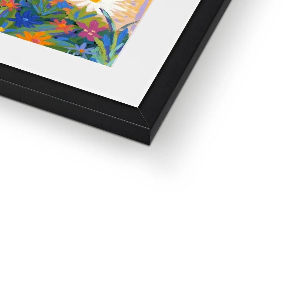 John Dyer Framed Open Edition Cornish Art Print. 'Sailing Beneath the Eclipse, Falmouth, Cornwall'.