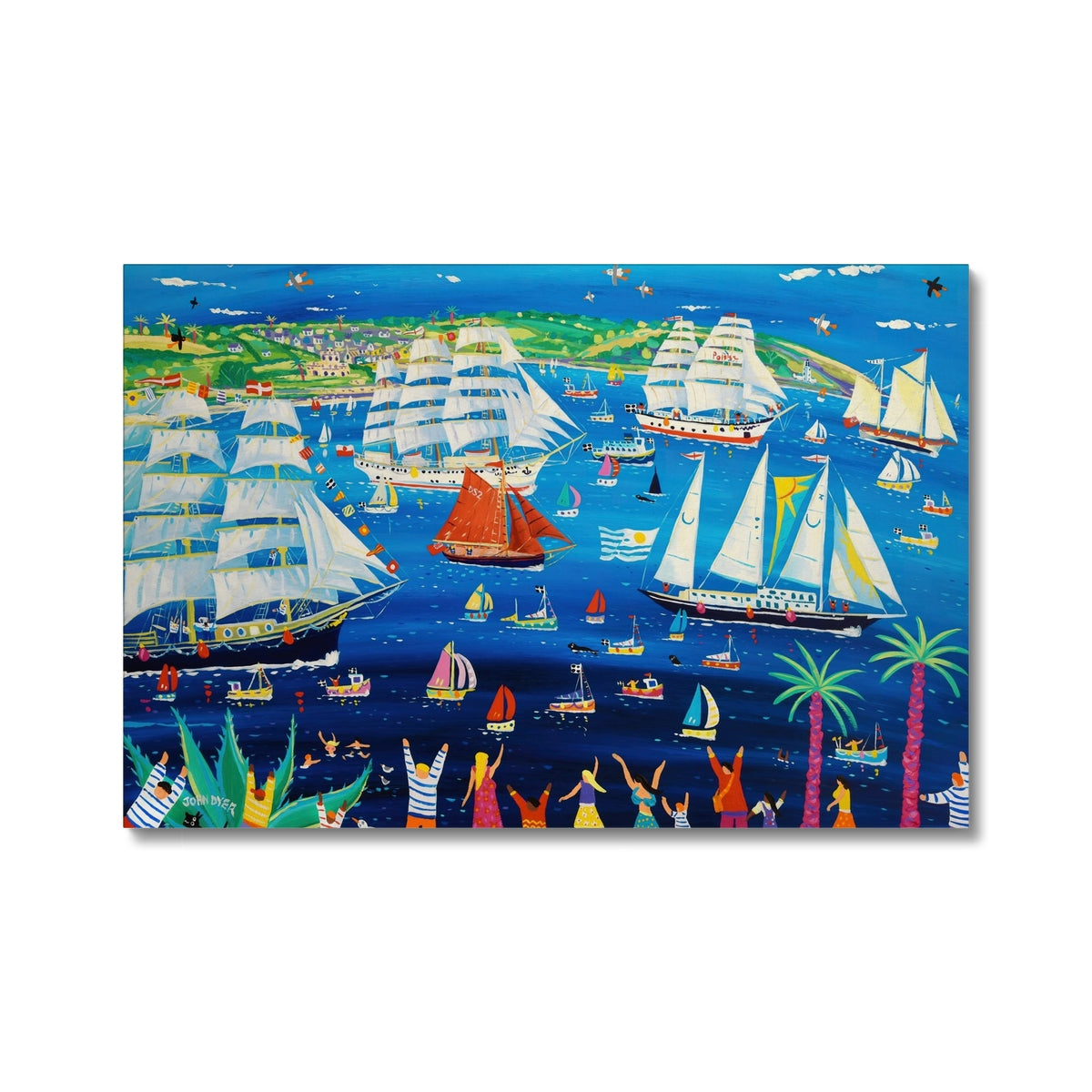 Canvas Art Print for the Falmouth Tall Ships Races 2023 by John Dyer