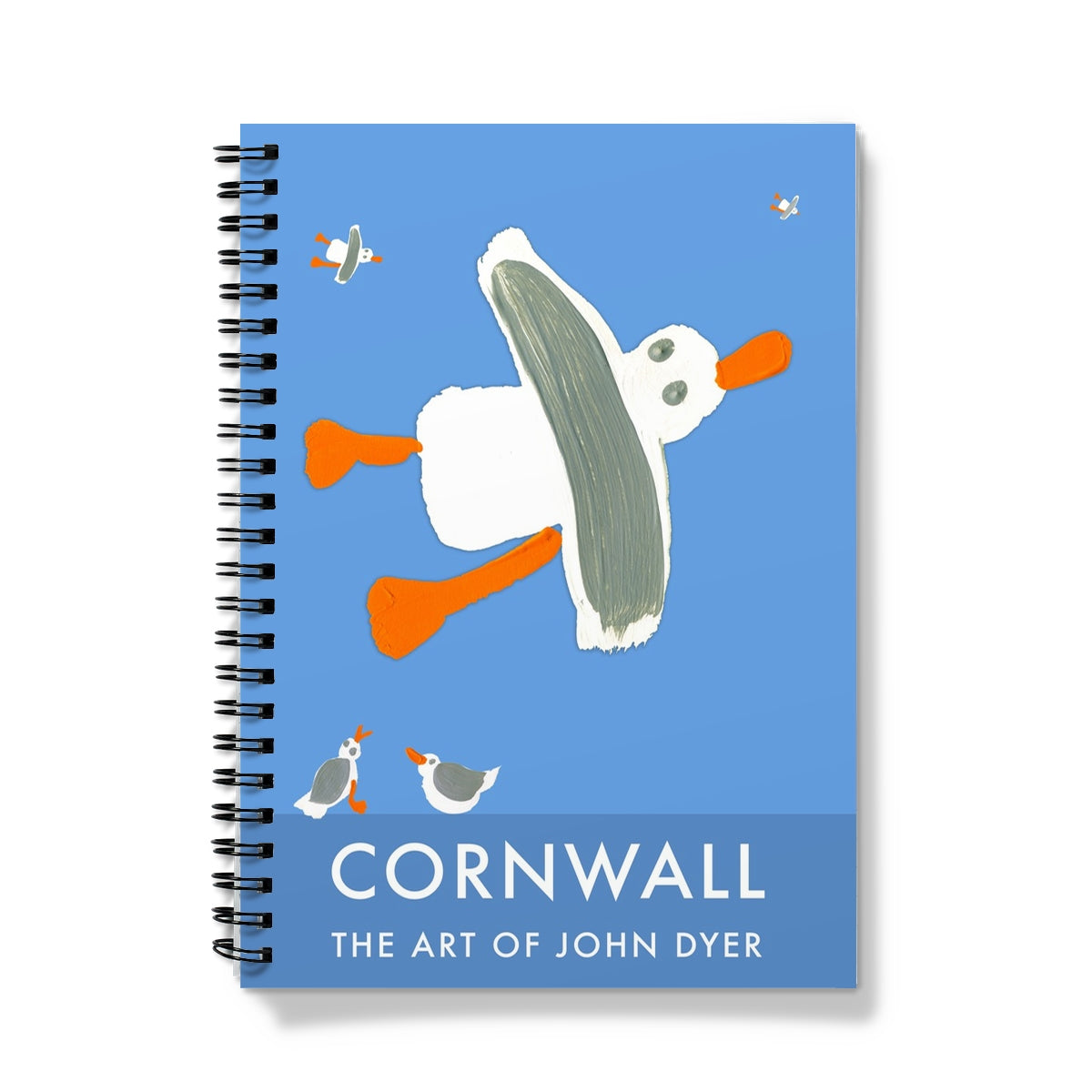 Cornish Seagulls. Cornish Contemporary Art Notebook by John Dyer
