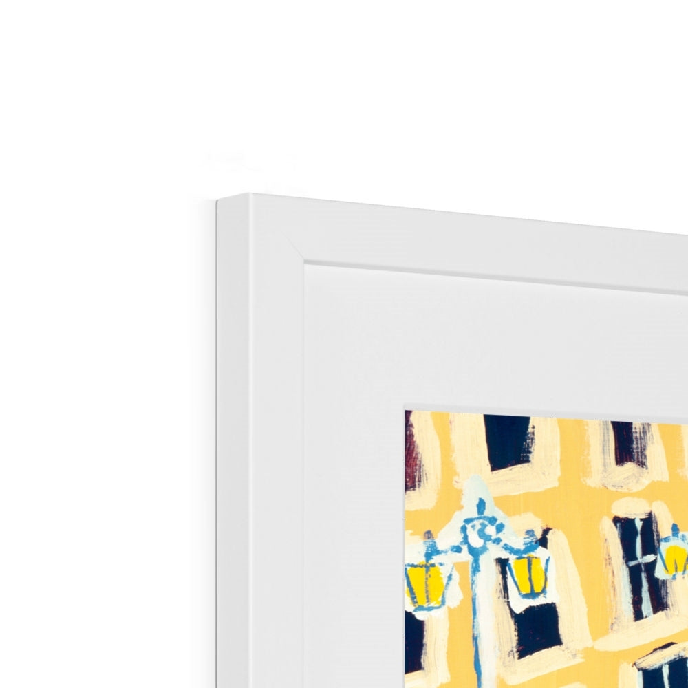 John Dyer Framed Open Edition Seaside Art Print. 'Flags on the Palace Pier, Brighton'