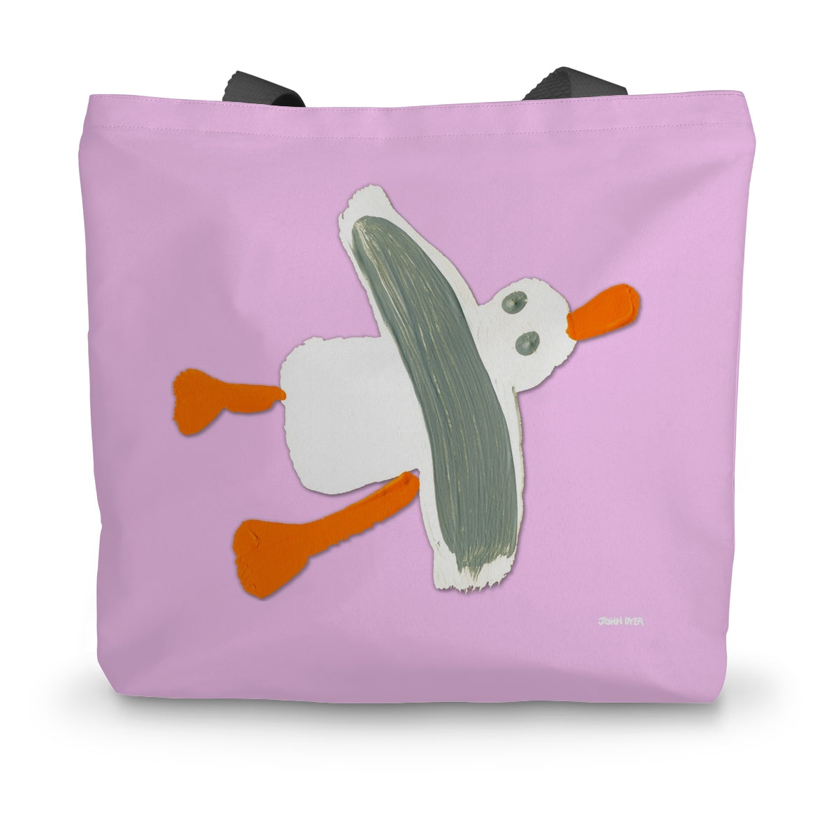 Cornish Seagull by John Dyer Pink Canvas Tote Bag