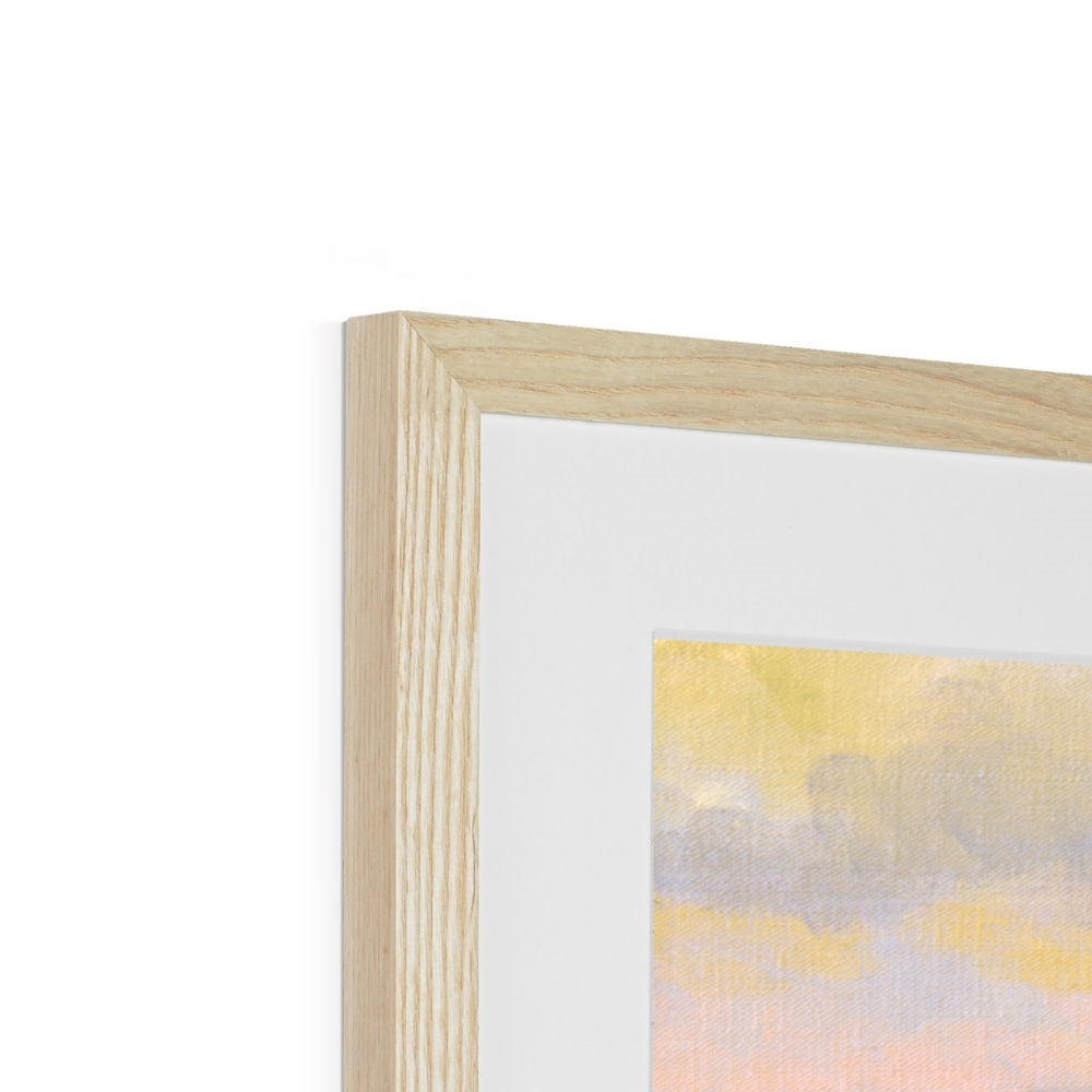 'Evening on the Cliffs' by Ted Dyer. Framed Open Edition Coastal Cornish Fine Art Print.