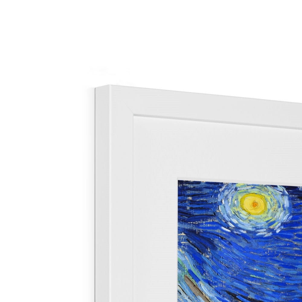 Vincent Van Gogh Framed Open Edition Art Print. &#39;Starry Night&#39;. Art Gallery Historic Art