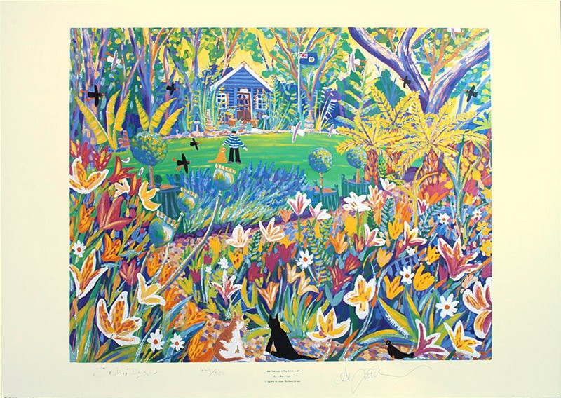 &#39;Last Summer, Barleywood&#39; by John Dyer. BBC Gardeners&#39; World Limited Edition Print Co-signed by Alan Titchmarsh