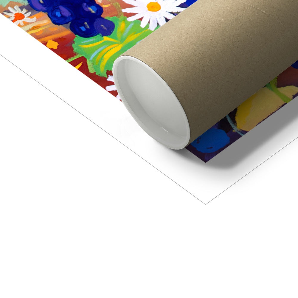 John Dyer Fine Art Print. Open Edition Italian Art Print. 'Starlight over San Gimignano, Italy'. Italy Art Gallery