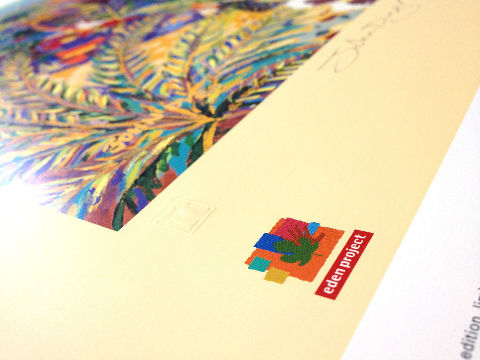 Eden Project Garden Official Print by Environmental Artist John Dyer. 'Roaming around the Rainforest'. Cornwall Art Gallery Print John Dyer