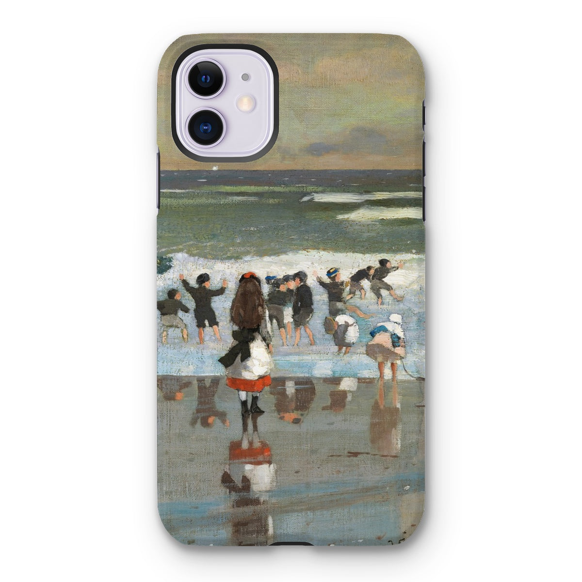 Tough Art Phone Case. &#39;Beach Scene&#39;. Artist Winslow Homer. American Art Gallery