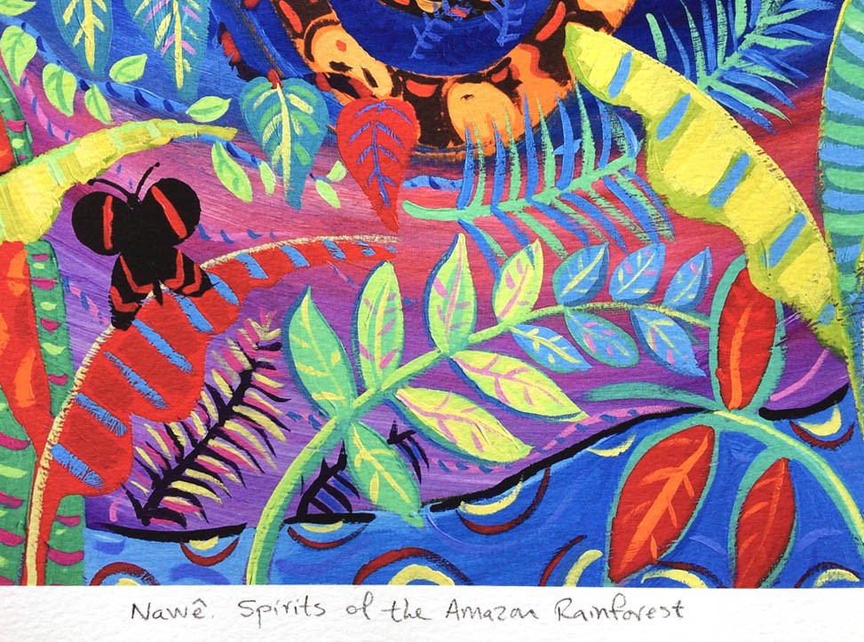 Limited Edition Print by artist John Dyer. Nawê - Spirits of the Amazon Rainforest.