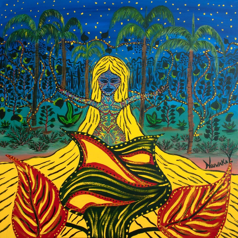 Nixiwaka Yawanawá Painting. Rare - Spiritual rebirth. Amazon Rainforest Spirit.