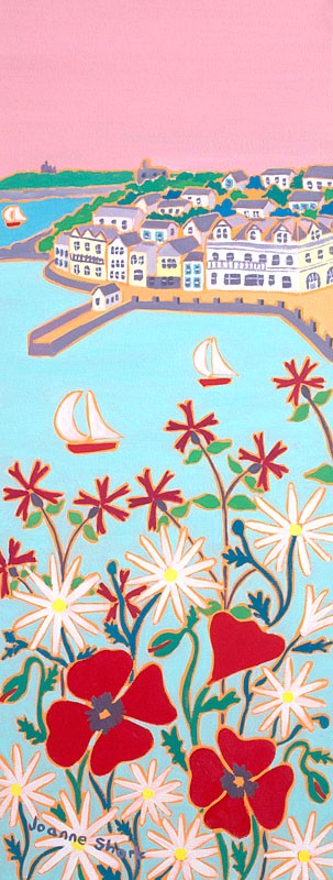 Original painting by Joanne Short. Perfect Summer Morning, St Mawes.