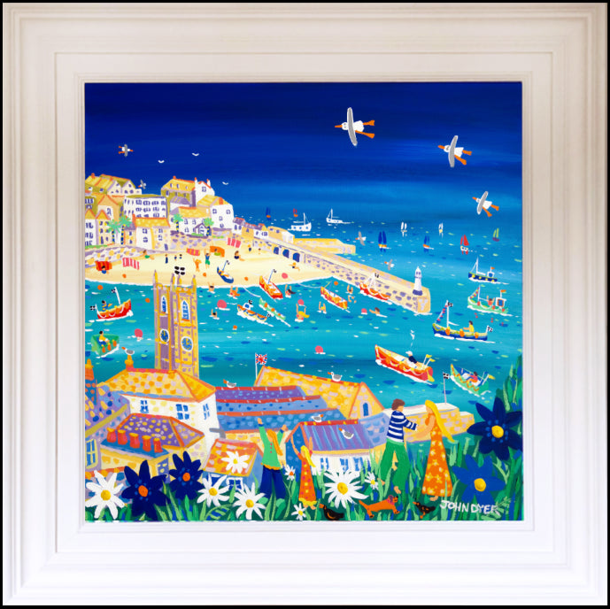 John Dyer Painting. Stunning View, St Ives