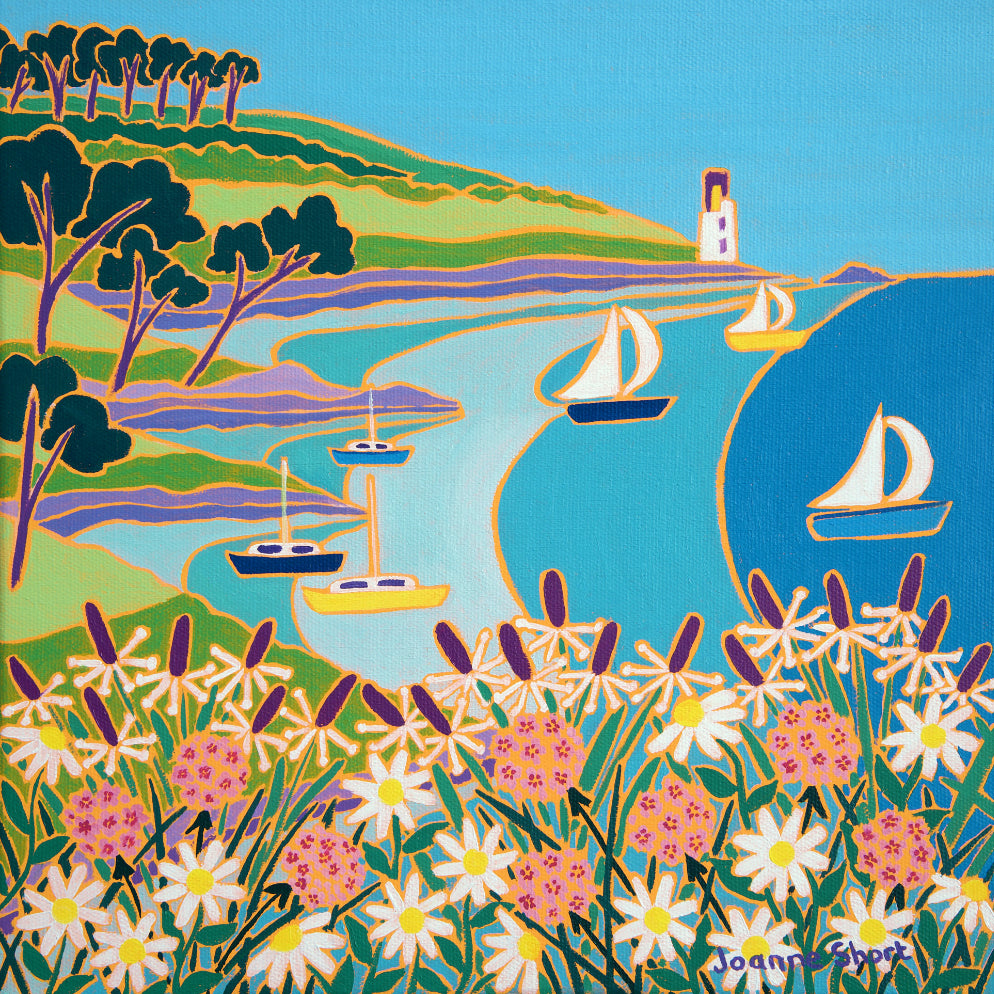 Joanne Short Painting. Summer Sailing, St Anthony Head