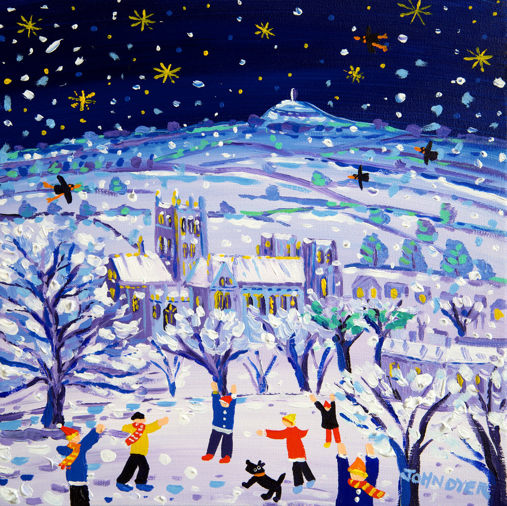 John Dyer Painting. Little Stars and Snowflakes, Wells