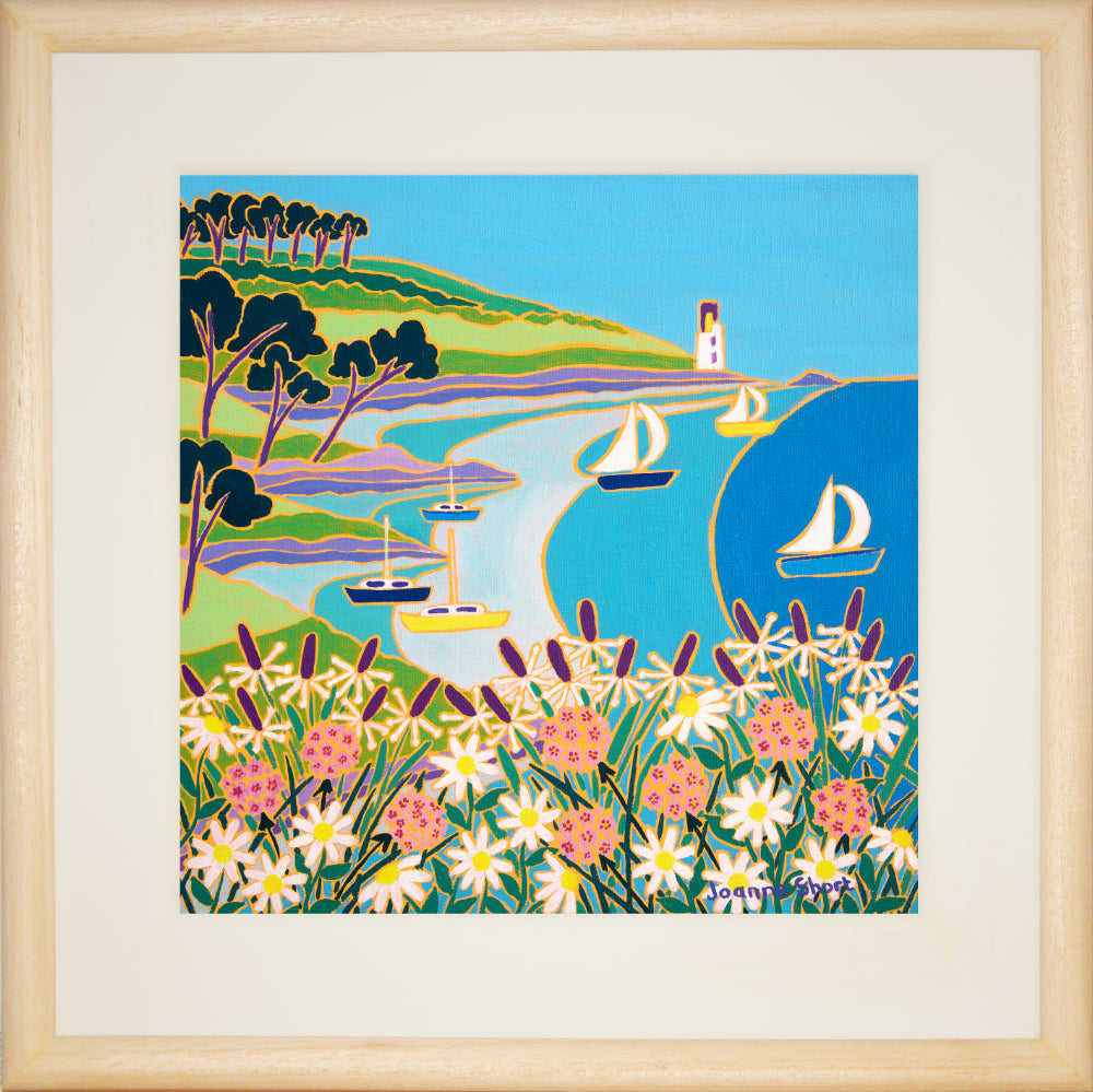 Joanne Short Painting. Summer Sailing, St Anthony Head