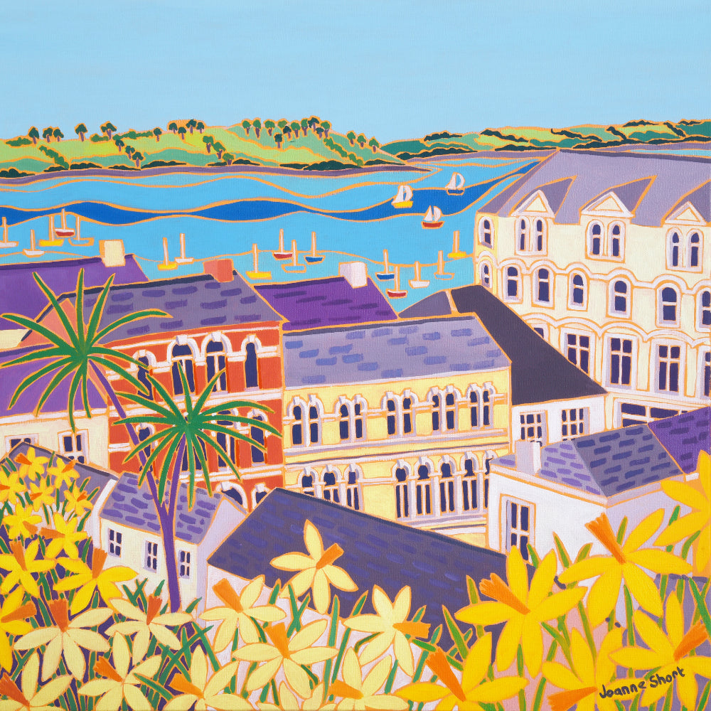 Original Painting by Joanne Short. View to the Sea, Falmouth