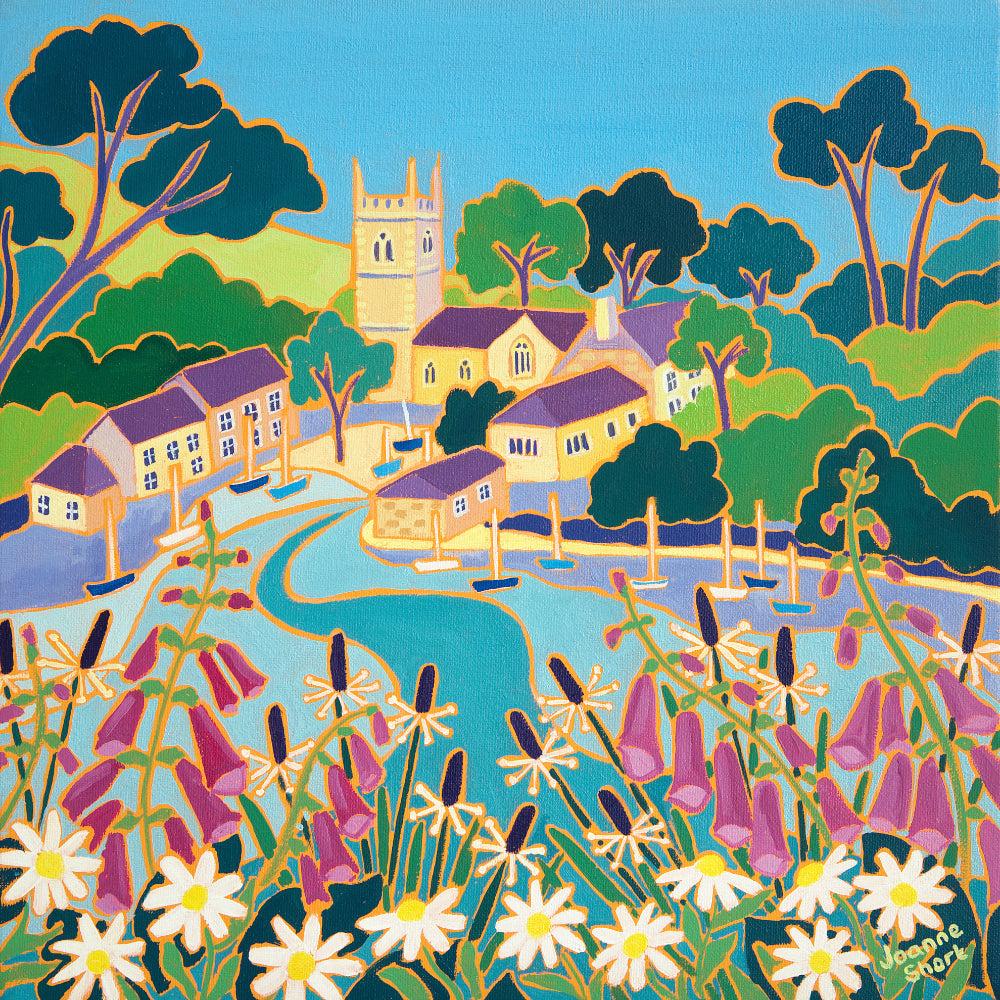 Joanne Short Painting. Floating on a Rising Tide, St Anthony-in-Meneage