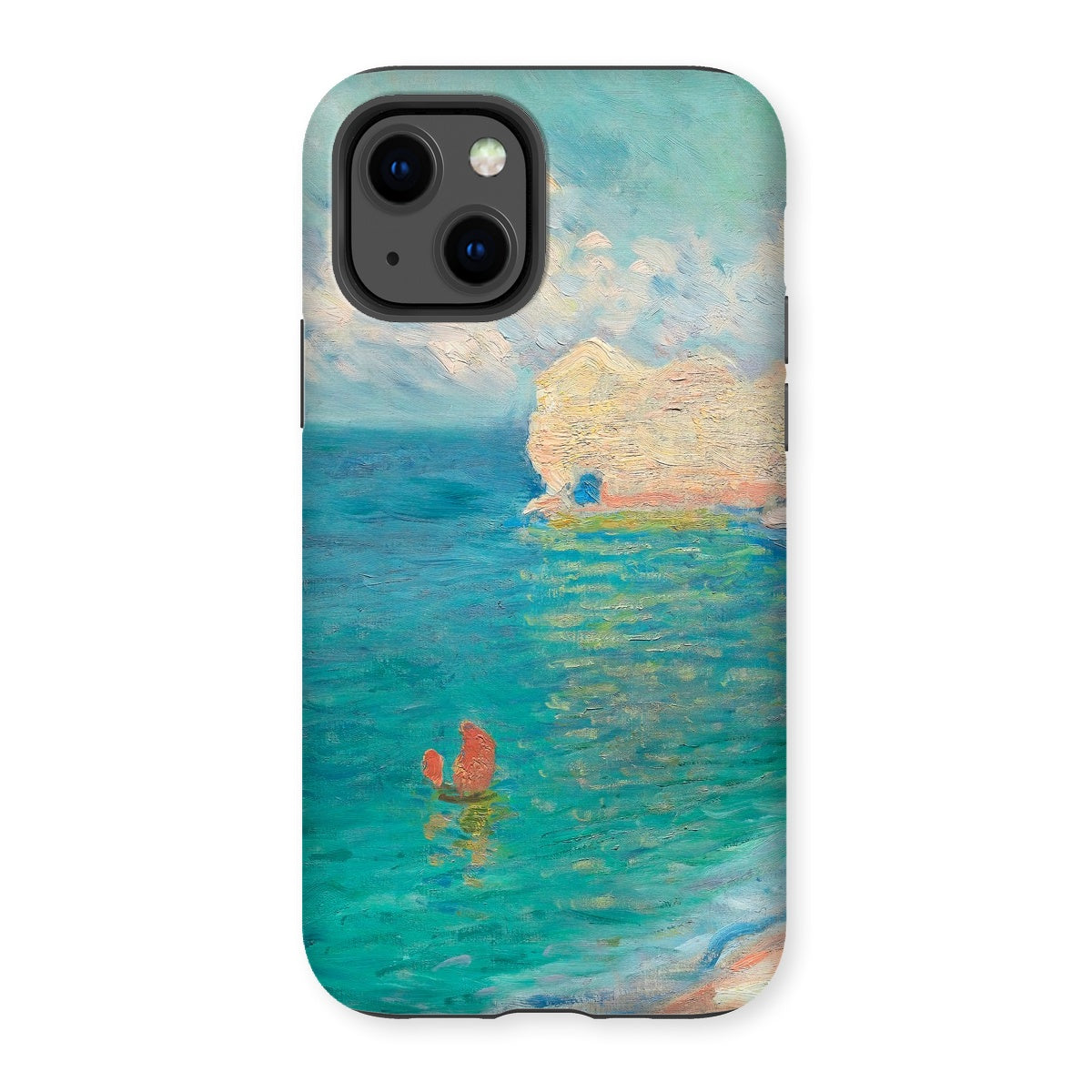 Tough Art Phone Case. &#39;The Beach and the Falaise d&#39;Amont&#39;. Artist Claude Monet. French Art Gallery