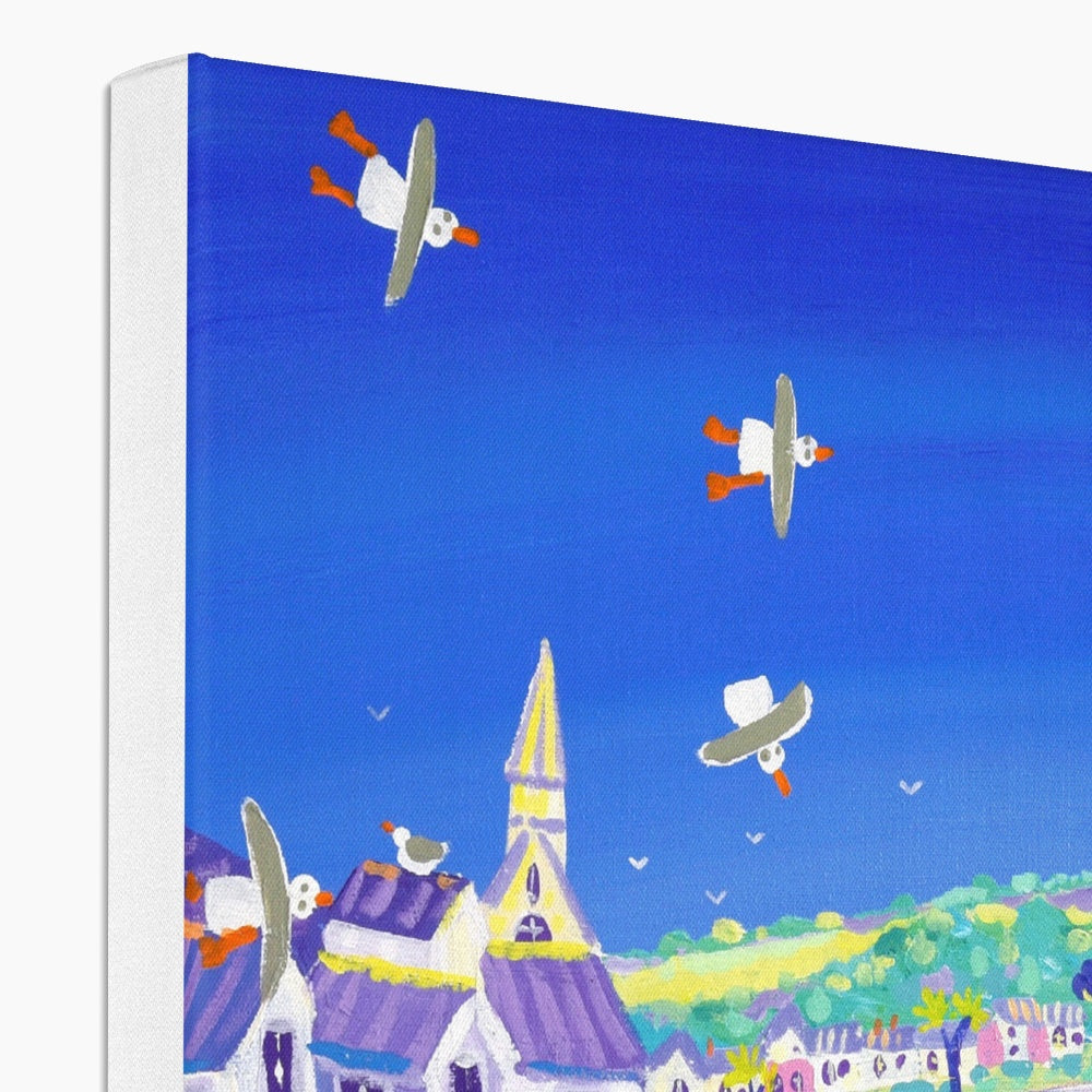 Teatime Treats at the Tresanton Hotel, St Mawes. Canvas Art Print by John Dyer