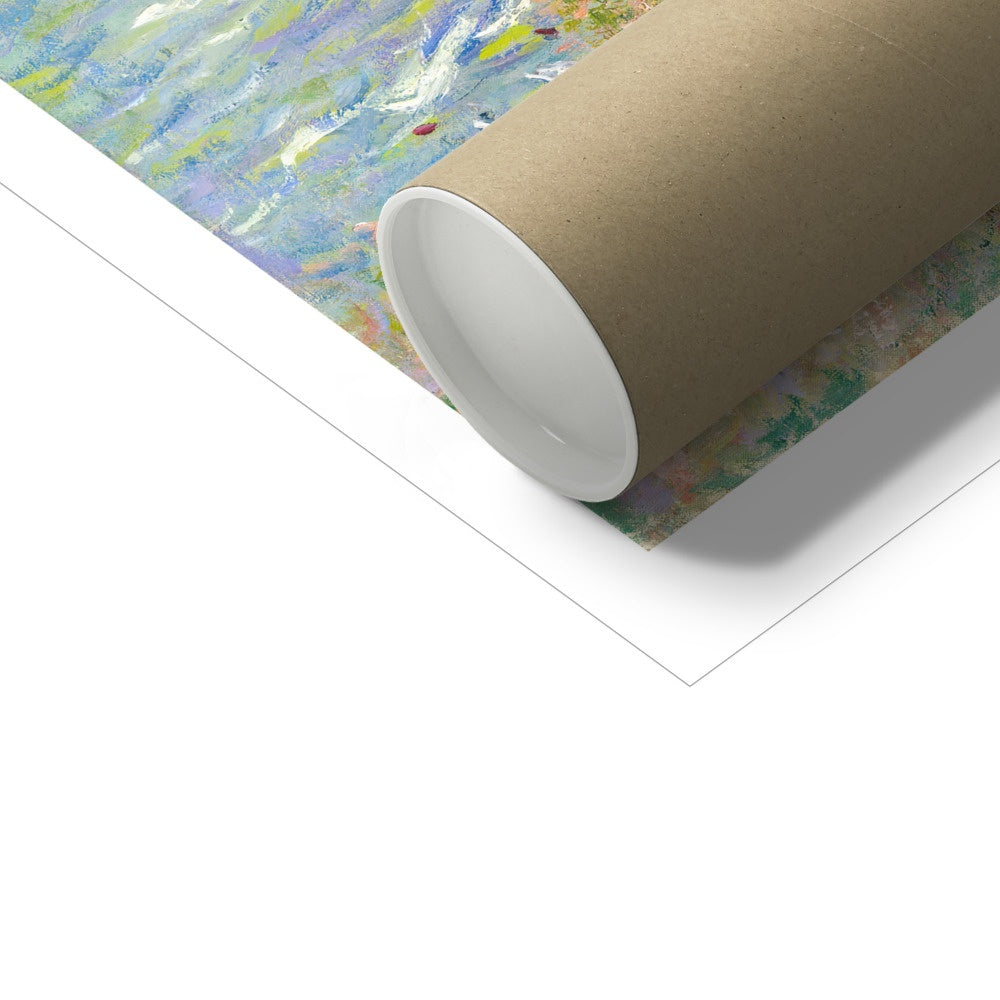 'Cliff Walk at Pourville' by Claude Monet. Open Edition Fine Art Print. Historic Art