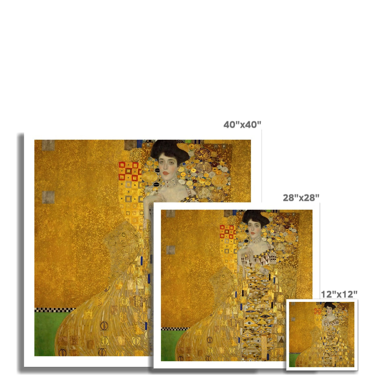 Gustav Klimt Open Edition Art Print. &#39;Portrait of Adele Bloch-Bauer&#39;. Art Gallery Historic Art