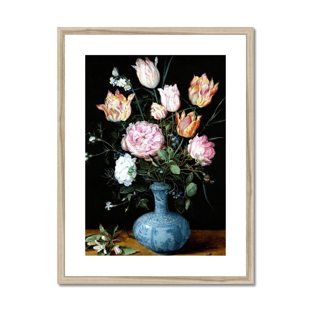 &#39;Flowers in a Wan-Li Vase&#39; Still Life by Jan Breughel the Elder. Open Edition Fine Art Print. Historic Art