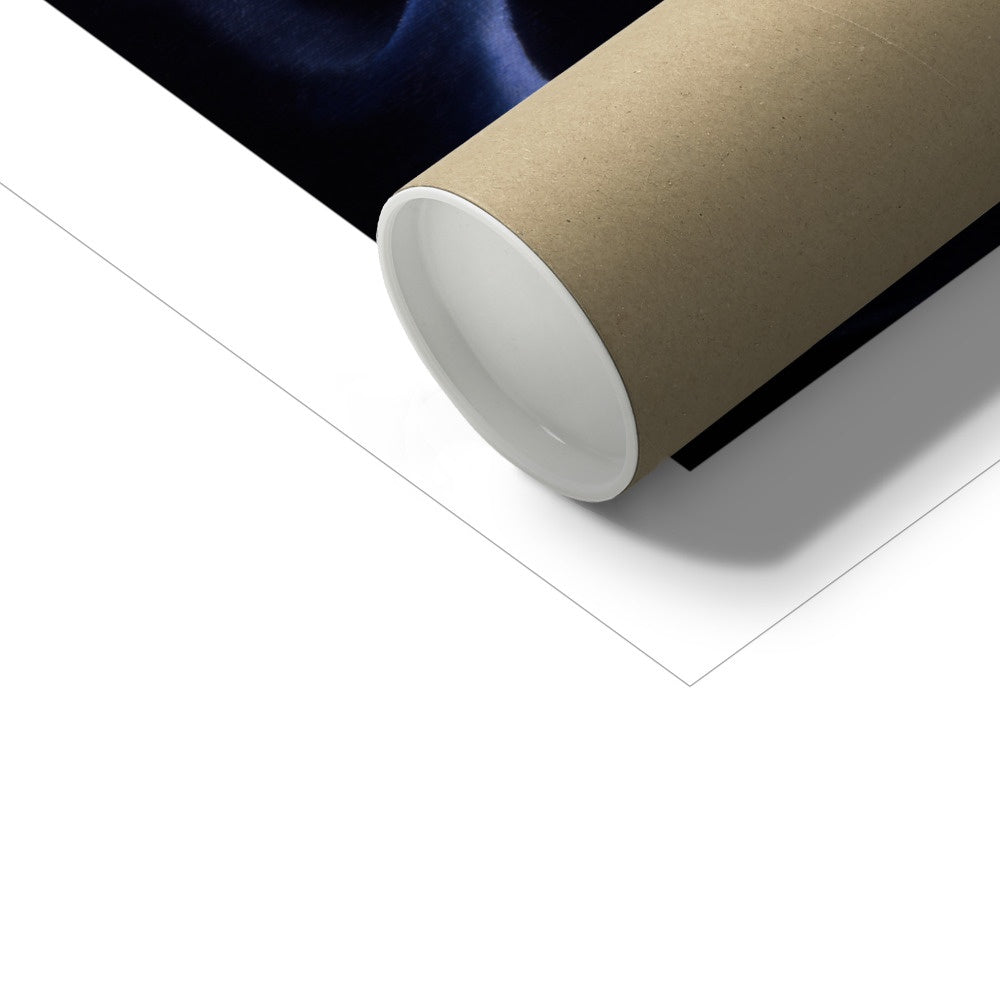 Ted Dyer Fine Art Print. Open Edition Cornish Art Print. 'Peaches and Dog Roses Still Life'. Cornwall Art Gallery