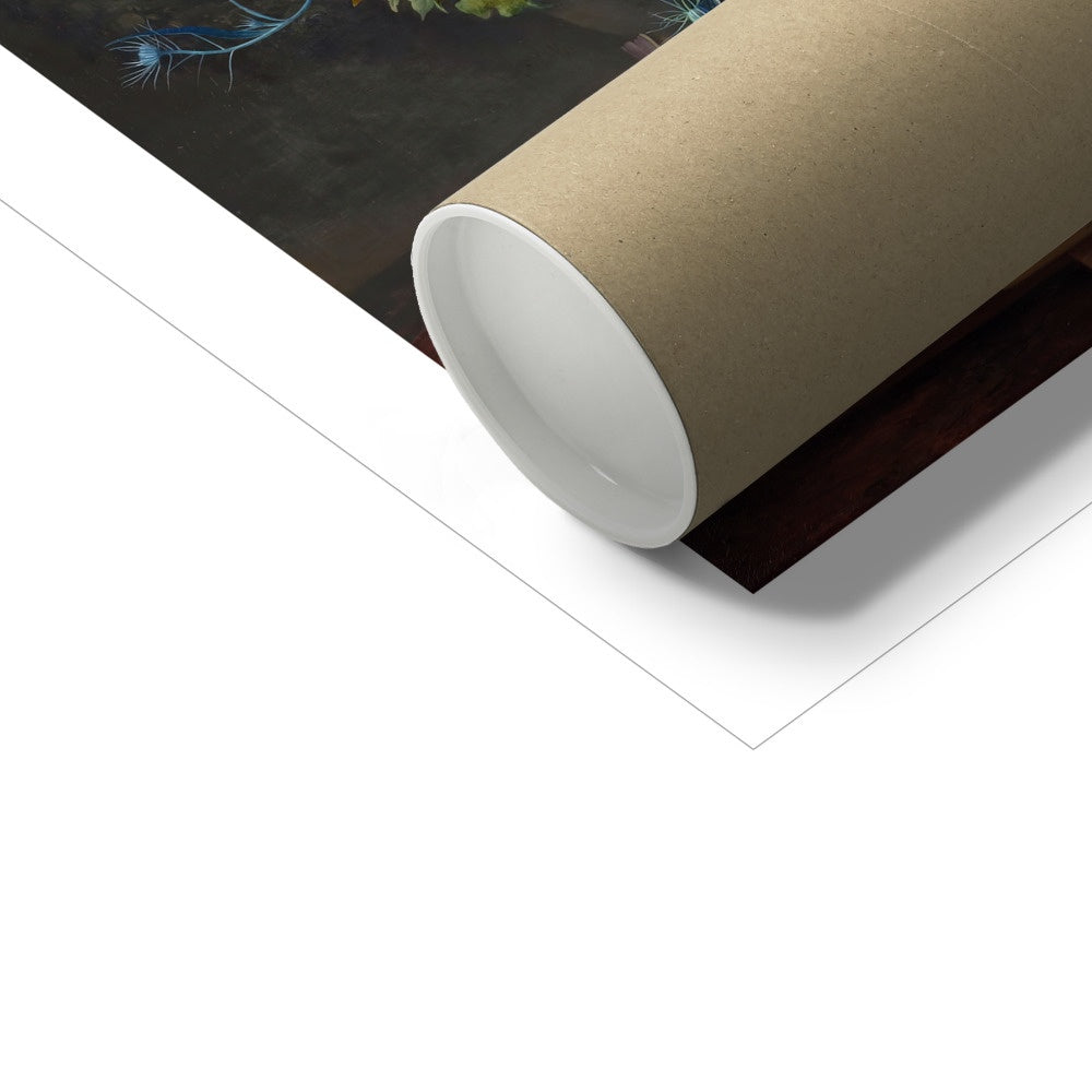 Jan van Huysum Fine Art Open Edition Art Print. 'Still Life with Flowers'. Dutch Art Gallery