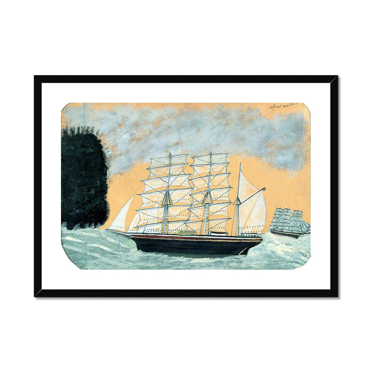 Alfred Wallis Tall Ships Print John Dyer Gallery