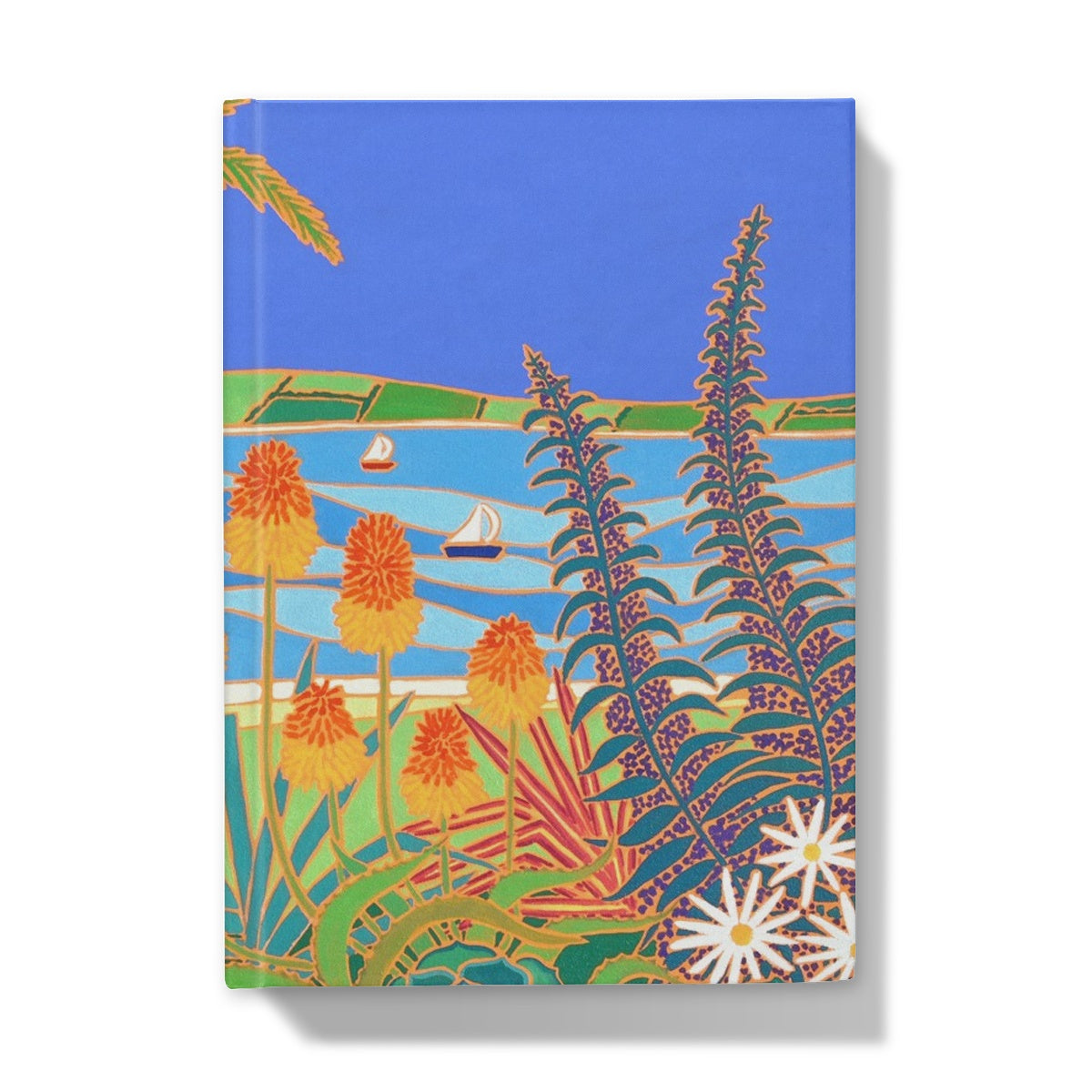 Joanne Short Art Hardback Notebook Journal. Tresco Abbey Gardens, Cornwall.