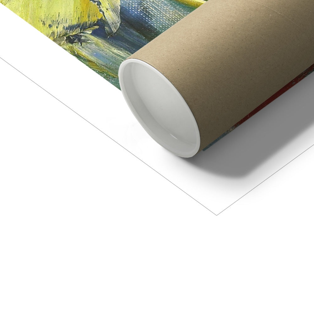 'Seascape near Les Saintes-Maries-de-la-Mer' by Vincent Van Gogh. Open Edition Fine Art Print. Art Gallery Historic Art