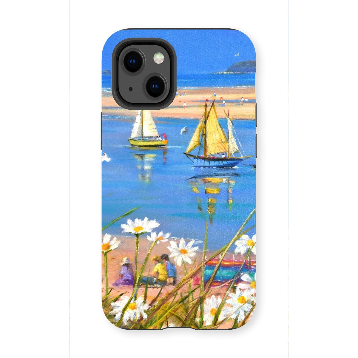 Tough Art Phone Case. 'Warmth of the Day, Hayle'. Artist Ted Dyer. Cornwall Art Gallery