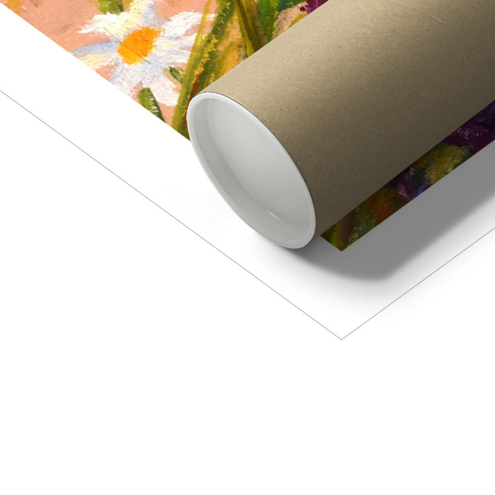 Ted Dyer Fine Art Print. Open Edition Cornish Art Print. 'Warmth of the Day, Hayle'. Cornwall Art Gallery