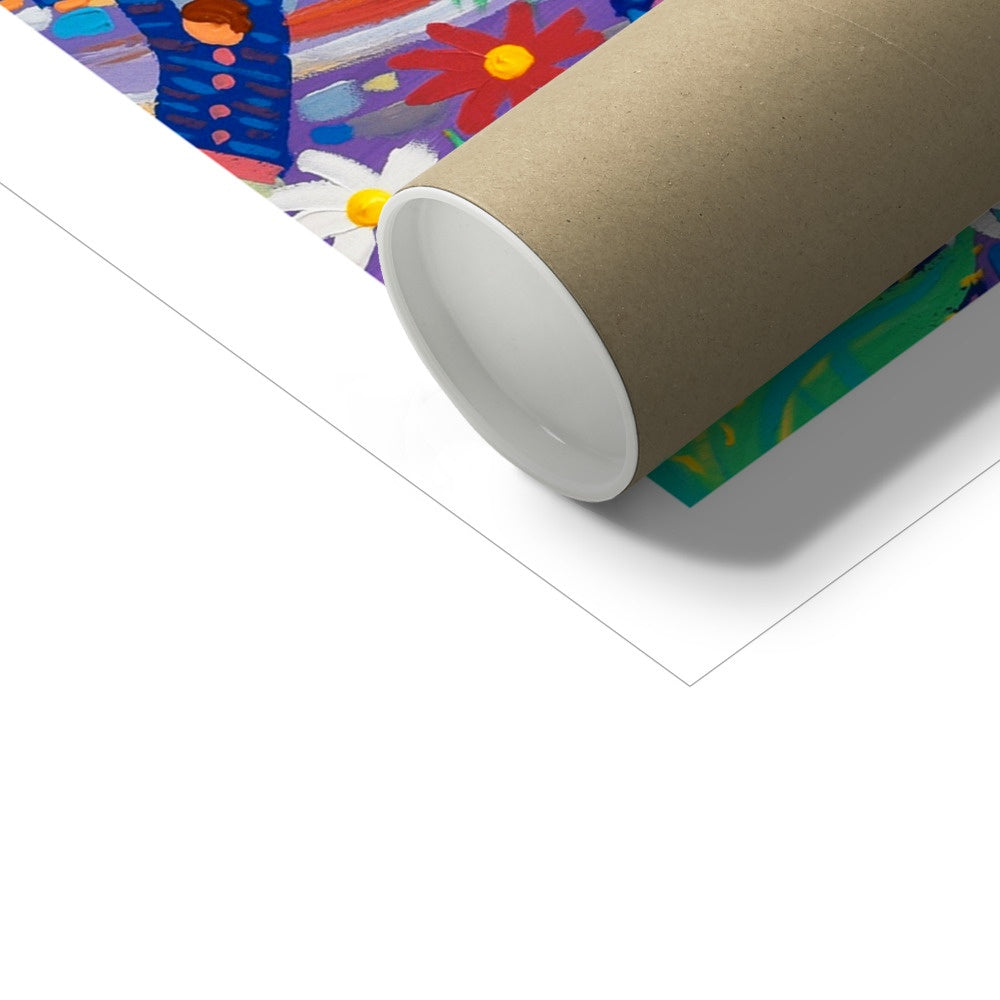 John Dyer Fine Art Print. Open Edition Cornish Art Print. 'Arty St Ives'. Cornwall Art Gallery