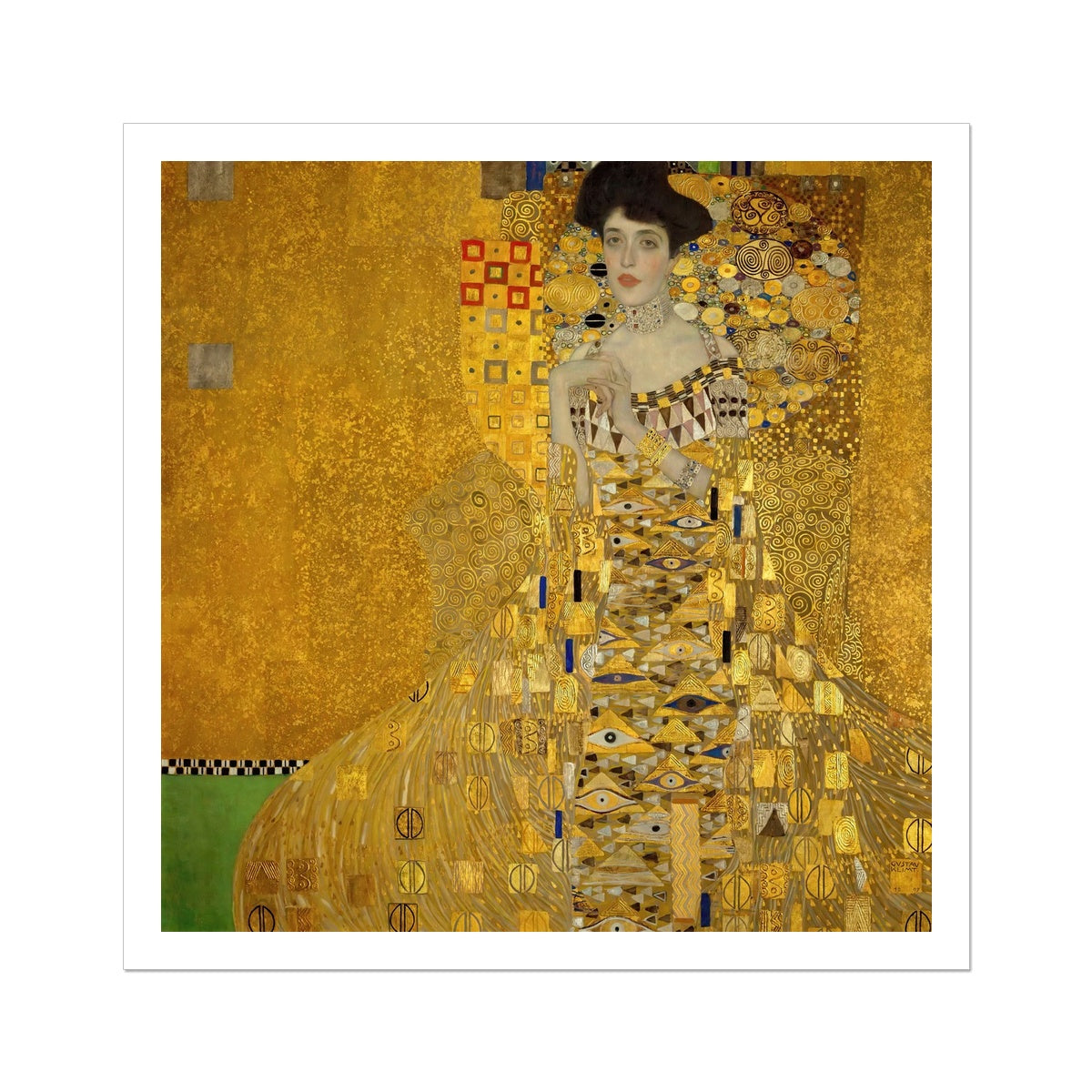 Gustav Klimt Open Edition Art Print. &#39;Portrait of Adele Bloch-Bauer&#39;. Art Gallery Historic Art