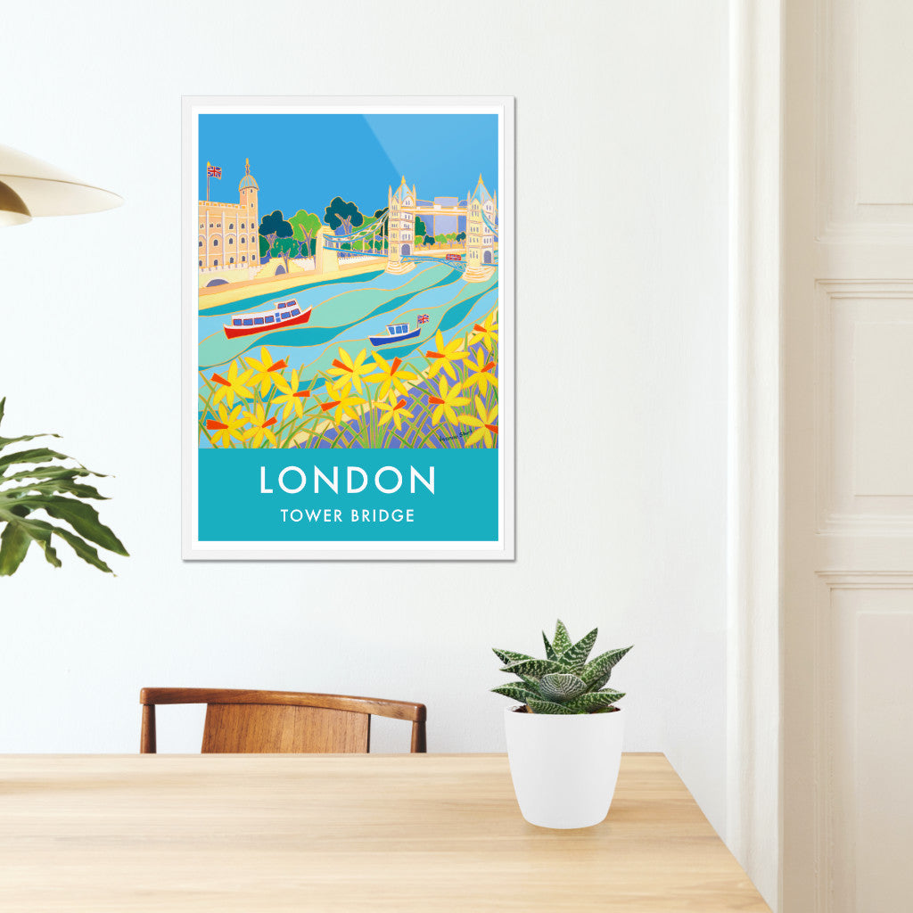 Wall Art Print, London - Vintage Travel Poster