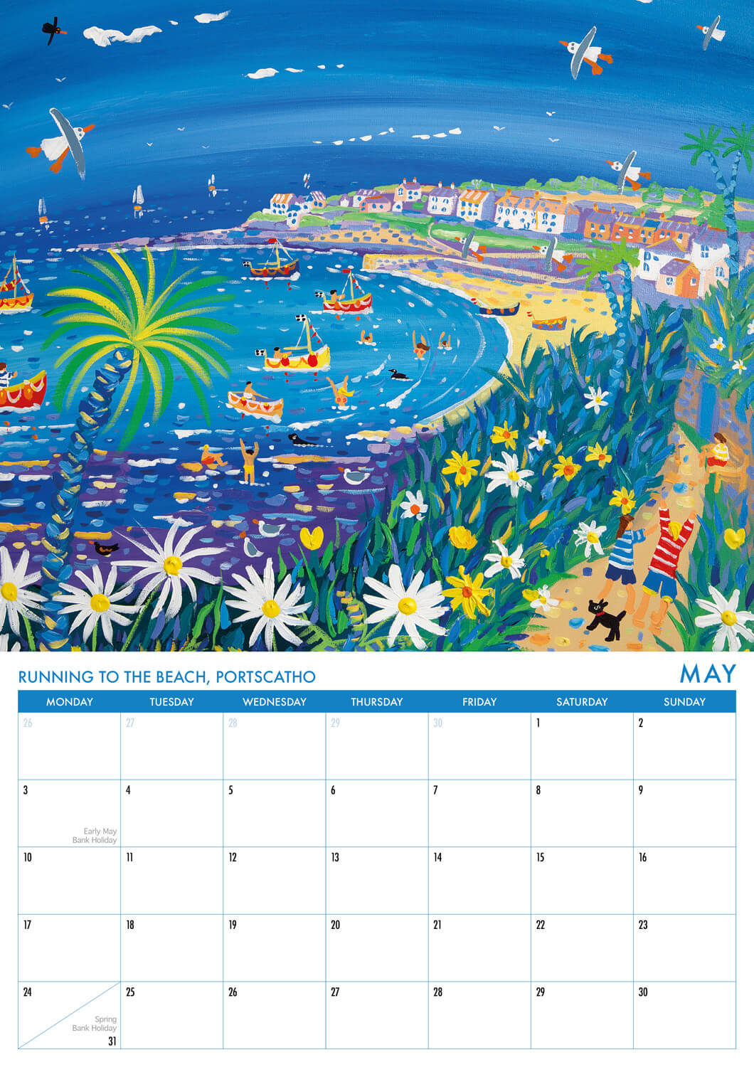 2021 Calendar of Cornwall by Cornish artist John Dyer