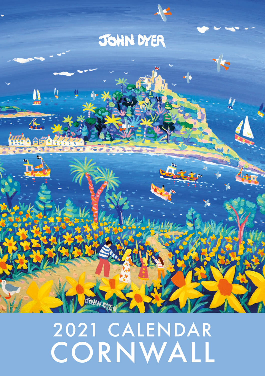 2021 Calendar of Cornwall by Cornish artist John Dyer