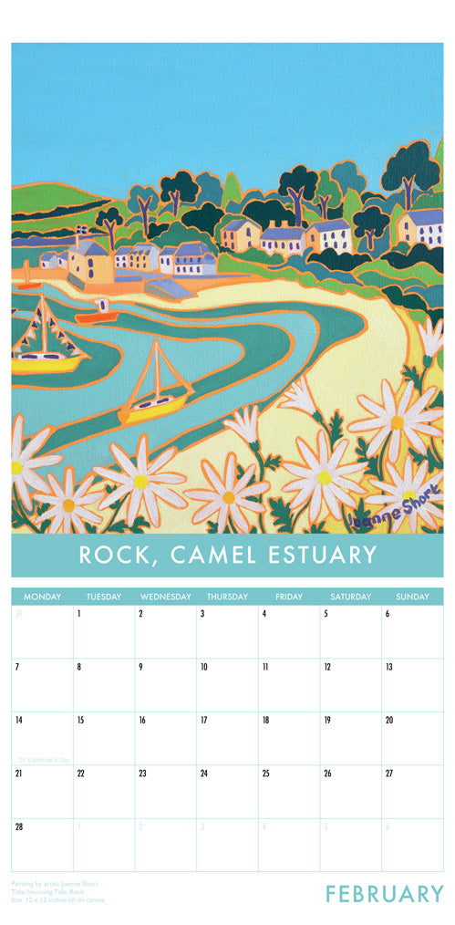 2022 Cornwall Art UK Calendar by Artists John Dyer &amp; Joanne Short