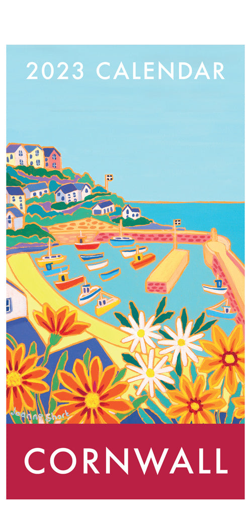 2023 Cornwall Art Calendar by Artists John Dyer & Joanne Short. UK Dates and Holidays.