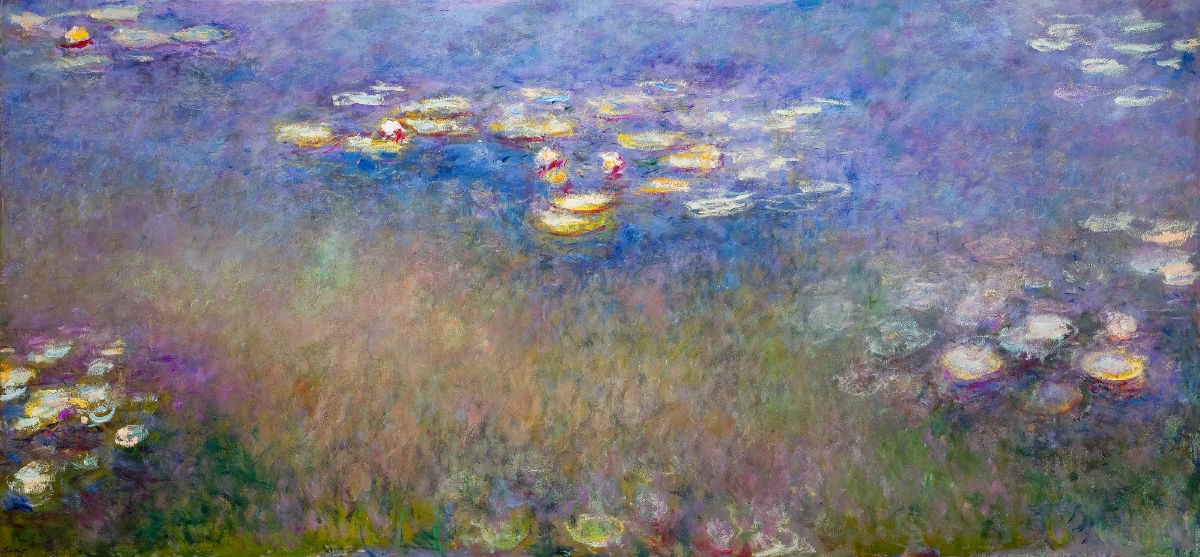 &#39;Water Lilies&#39; by Claude Monet. Open Edition Fine Art Print. Historic Art