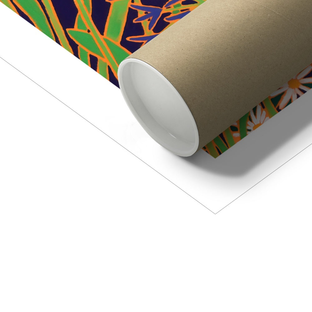 Joanne Short Fine Art Open Edition Coastal Garden Cornish Art Print 'A Garden of Colourful Delights, Tresco. Cornwall Art Gallery