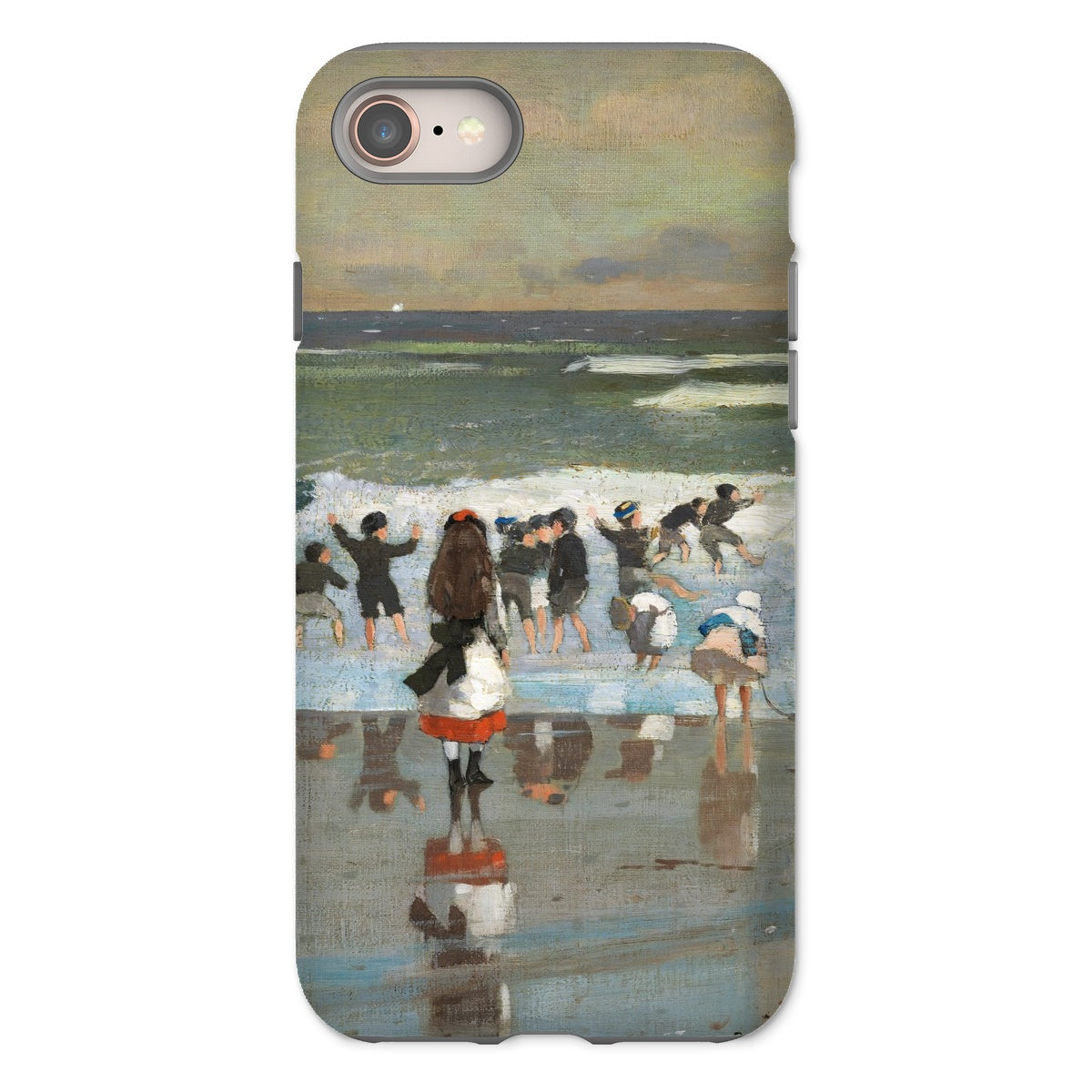 Tough Art Phone Case. &#39;Beach Scene&#39;. Artist Winslow Homer. American Art Gallery