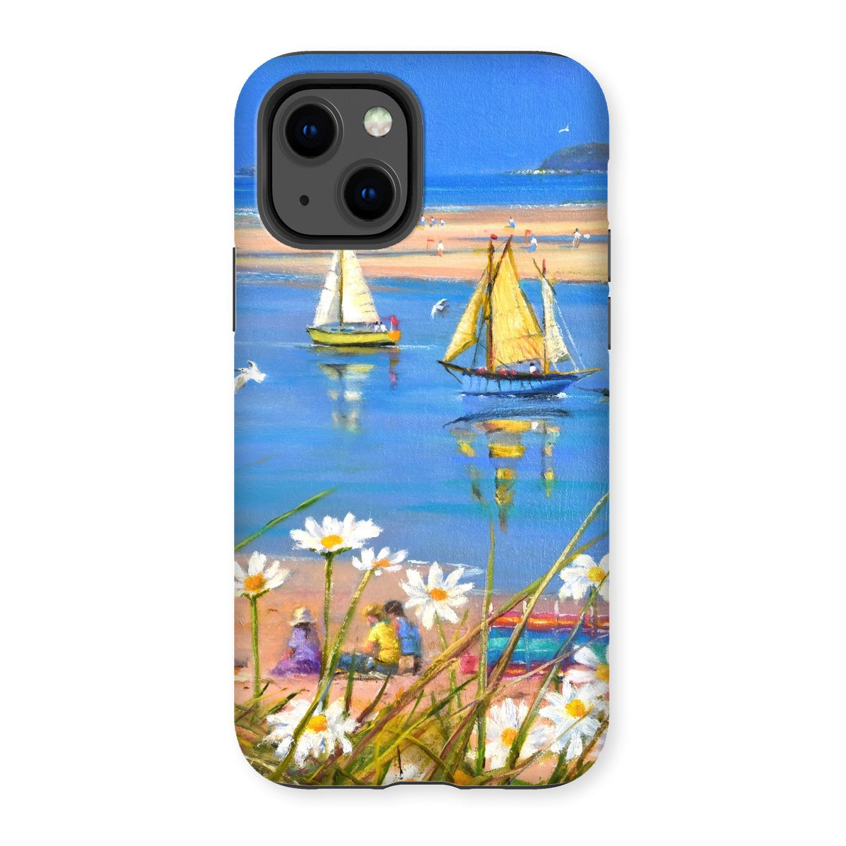 Tough Art Phone Case. 'Warmth of the Day, Hayle'. Artist Ted Dyer. Cornwall Art Gallery