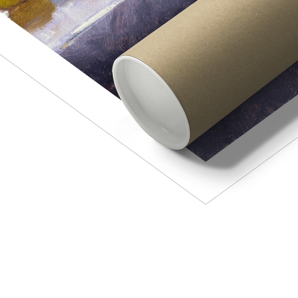 Ted Dyer Fine Art Print. Open Edition Cornish Art Print. 'Daffodils Still Life'. Cornwall Art Gallery