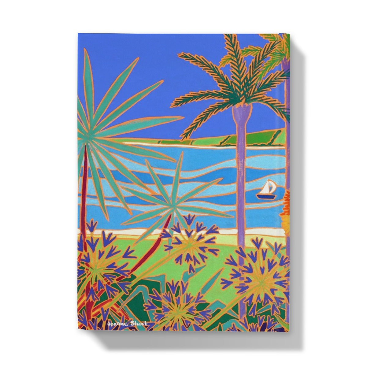 Joanne Short Art Hardback Notebook Journal. Tresco Abbey Gardens, Cornwall.