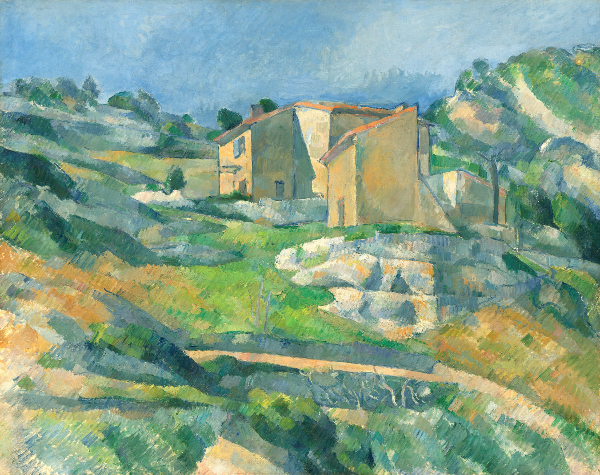 &#39;Houses in Provence, the Riaux Valley near Estaque&#39; by Paul Cézanne. Open Edition Fine Art Print. Historic Art