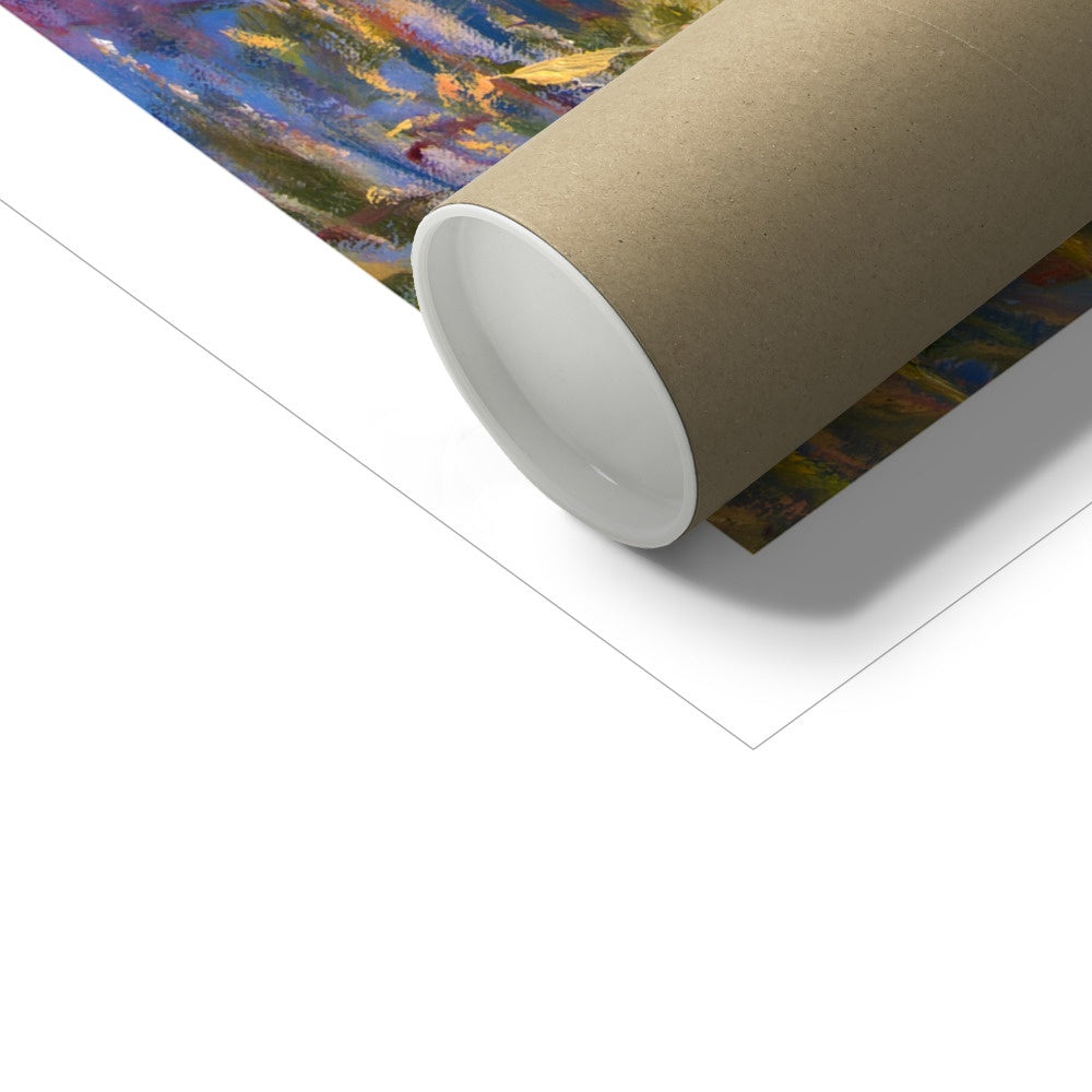 Ted Dyer Fine Art Print. Open Edition French Art Print. 'Lavender Time, Provence'. French Art Gallery