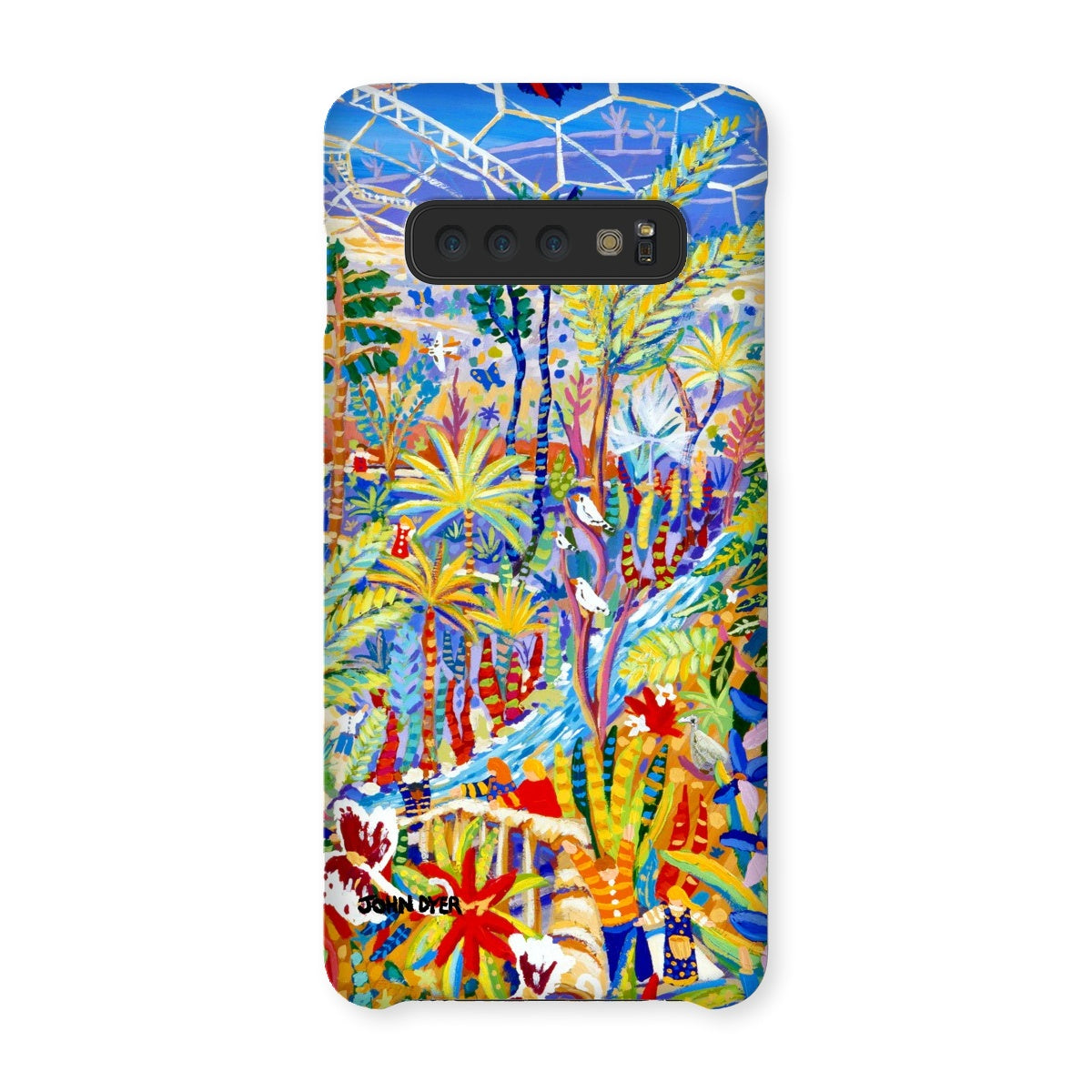 Snap Art Phone Case. Eden Project Rainforest. Artist John Dyer. Cornwall Art Gallery