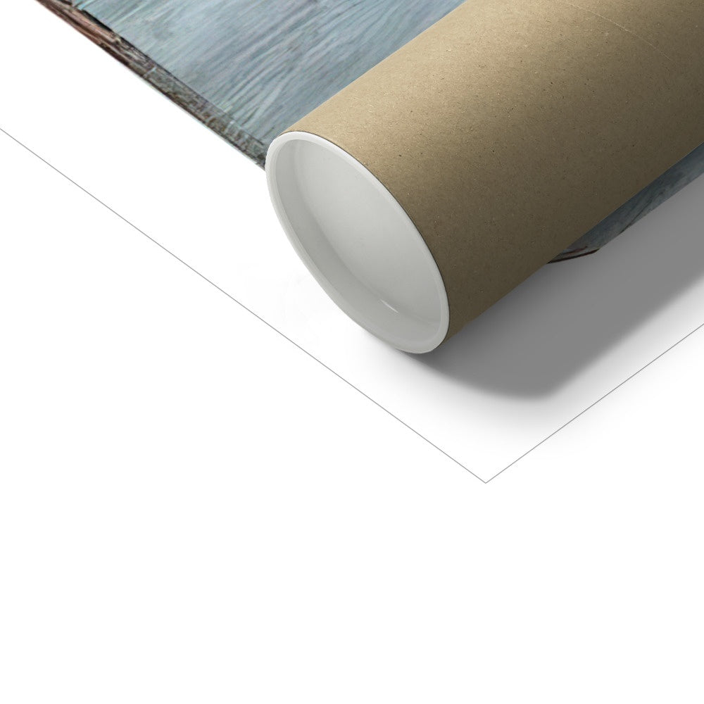 Alfred Wallis Open Edition Cornish Art Print. 'Against Longships, Fog'. Cornwall Art Gallery Historic Art